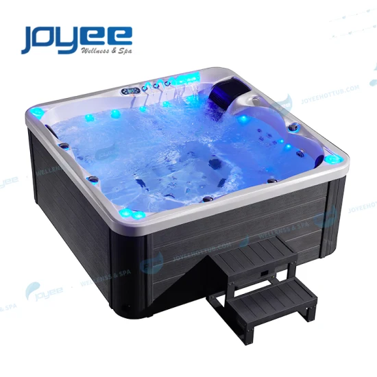 Joyee Factory Cheap Prices 6 Persons Electric Jacuzi Whirlpool Outdoor SPA Hot Tub